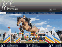 Tablet Screenshot of perreau-etrier.com